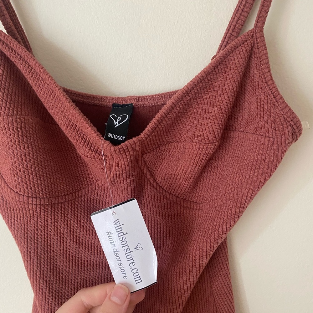 Windsor Store Knit Mauve Pink Dress - Picture 4 of 9